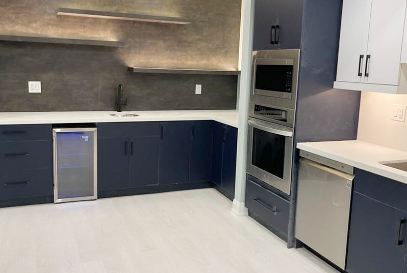 full-scale kitchen renovation in Vaughan