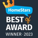 Homestars Best of Award for the 4th year in a row